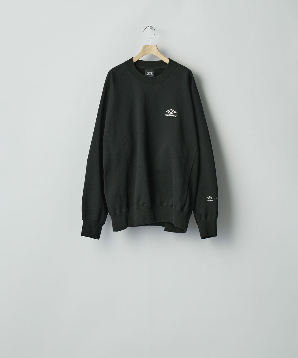 ssstein × UMBRO High Gauge Cotton Sweat ssstein × UMBRO】HIGH GAUGE COTTON SWEAT LS - BLACK | 公式通販