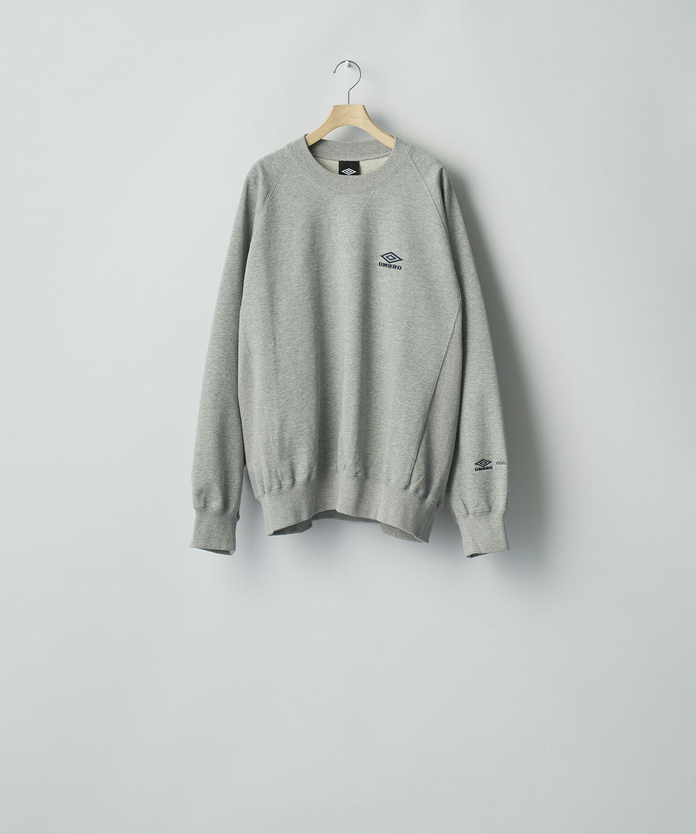 ssstein × UMBRO High Gauge Cotton Sweat ssstein × UMBRO】HIGH GAUGE COTTON SWEAT LS - GREY | 公式通販
