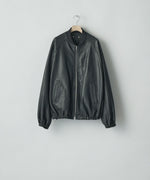 画像をギャラリービューアに読み込む, ssstein(シュタイン)のSHRUNK LEATHER ZIP SHORT JACKET - BLACKの公式通販サイトsession福岡セレクトショップ