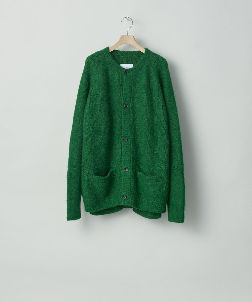 stein / シュタイン】KID MOHAIR KNIT CARDIGAN - GREEN | 公式通販