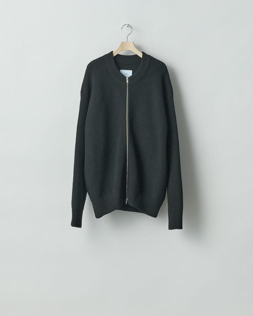 【stein / シュタイン】OVERSIZED DRIVERS KNIT ZIP JACKET