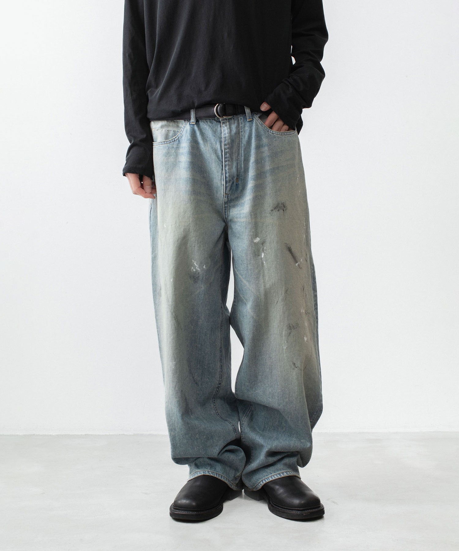 VEIN 】11OZ DENIM BAGGY JEANS - L.NAVY | 公式通販サイト session