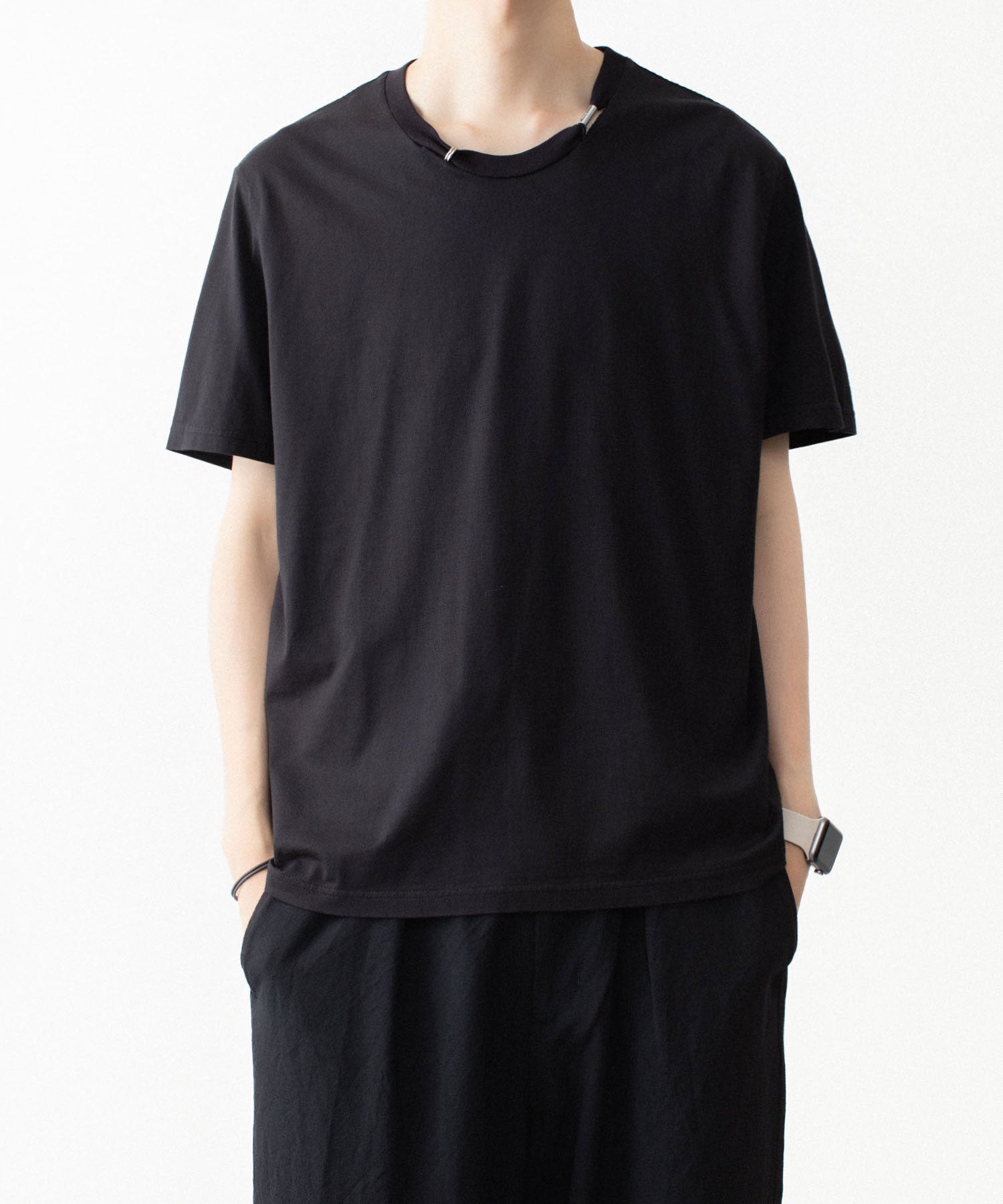 【CTHY】Tシャツ& 【CTHY＋VEIN】 VEIN別注 カットソー セット VEIN 】100/3 SUEDE JERSEY PIERCED S/S TEE - BLACK | 公式通販サイト