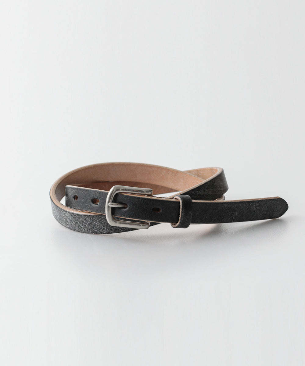 【INTÉRIM / インテリム】OAK BARK LEATHER BELT - 20mm 