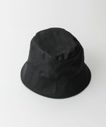 画像をギャラリービューアに読み込む, INTÉRIM(インテリム)のバケットハット UK OILED CLOTH BUCKET HAT - BLACK
