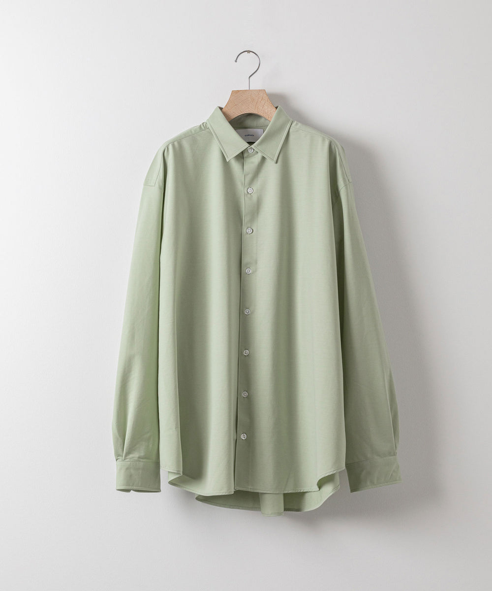 KANEMASA】ROYAL OX DRESS JERSEY SHIRT - LIGHT GREEN – session