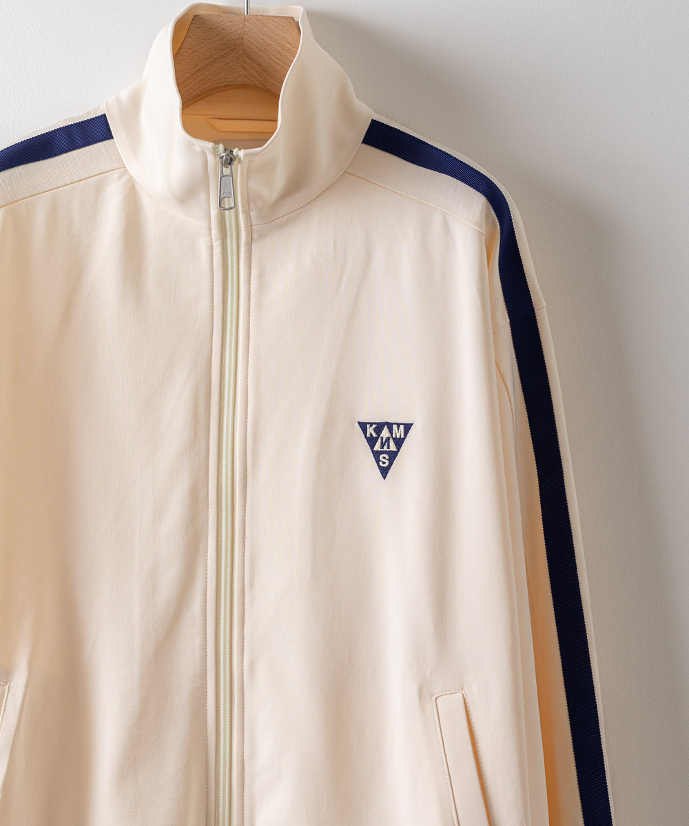 【KANEMASA】ECONYL JERSEY TRACK JACKET - ECRU