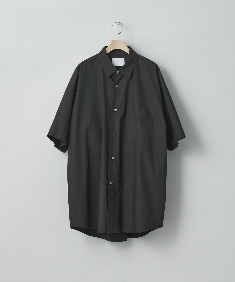 stein oversized military shirt Black - アウター