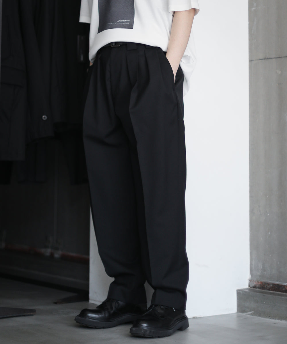 Stein double wide trousers - 通販 - gofukuyasan.com