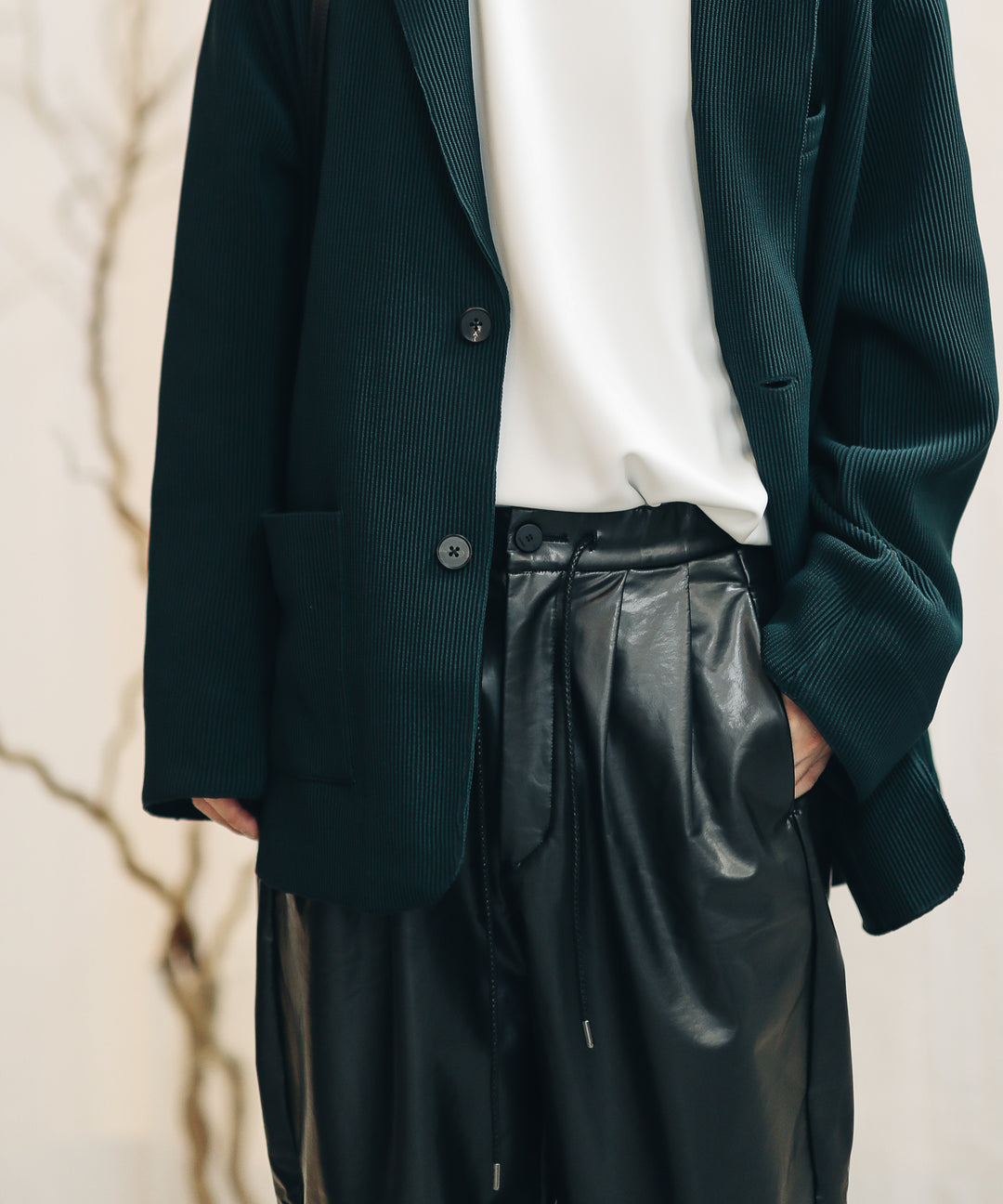 SYNTHETIC LEATHER PANTSのSTYLE 