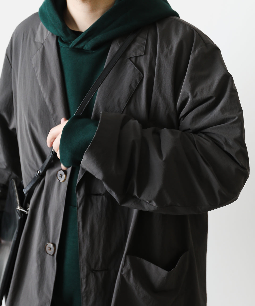 stein シュタイン 新しいスウェットパーカーを使ったスタイリング