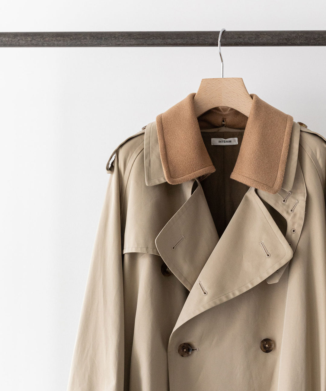 INTÉRIM / インテリム23SSの傑作 HYPER BIG GIZA GABERDINE TRENCH COAT