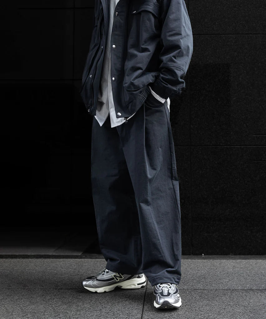 KANEMASA PHIL. | 36G ECONYL SOLID TECH BLOUSON & BALLOON TROUSERS