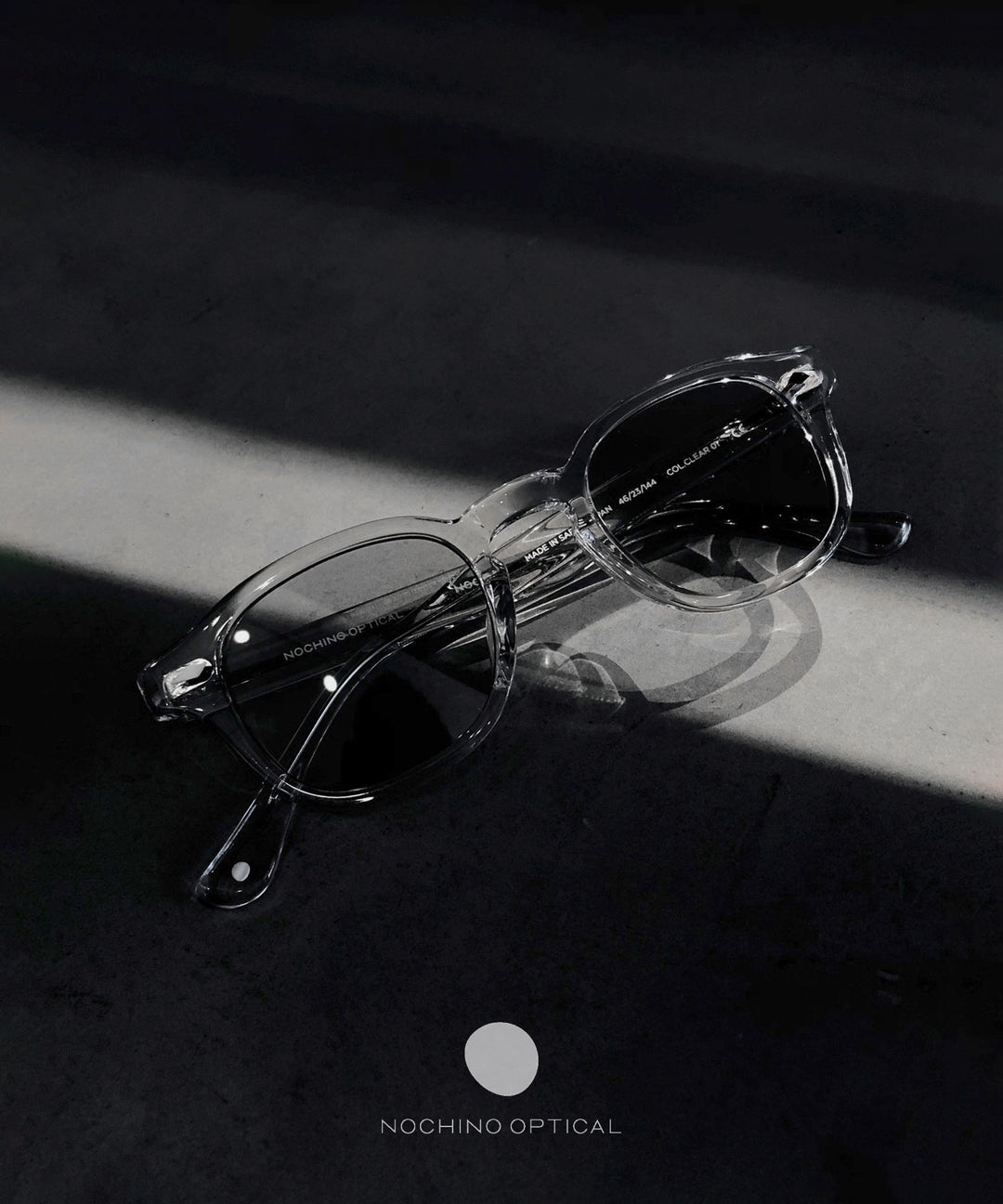 NOCHINO OPTICALより限定生産モデルが登場 | NOCHINO CRYSTAL CLEAR #10 CLEAR×GREY GREEN TO D.GREY