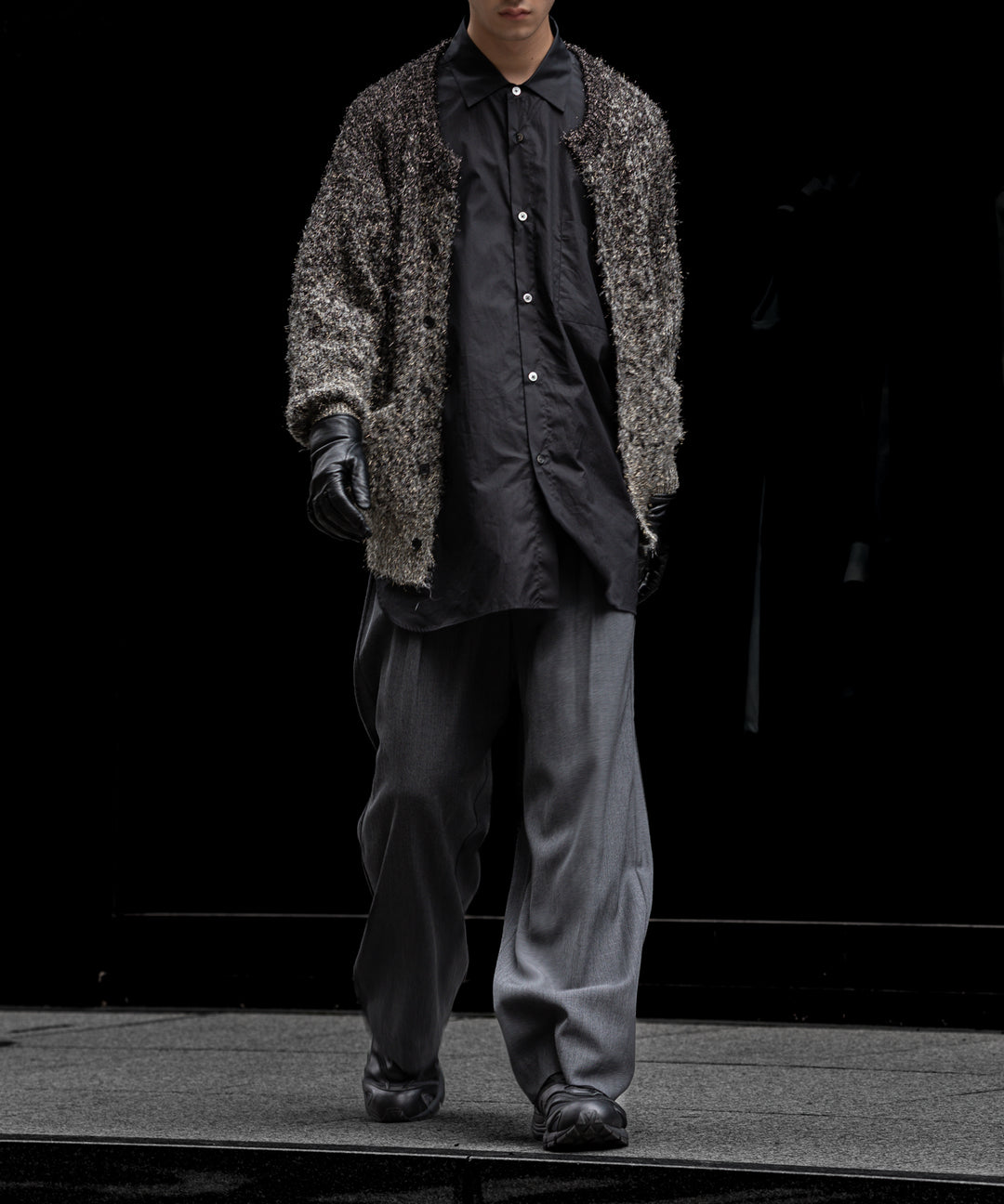 ssstein | GLITTER FUR KNIT