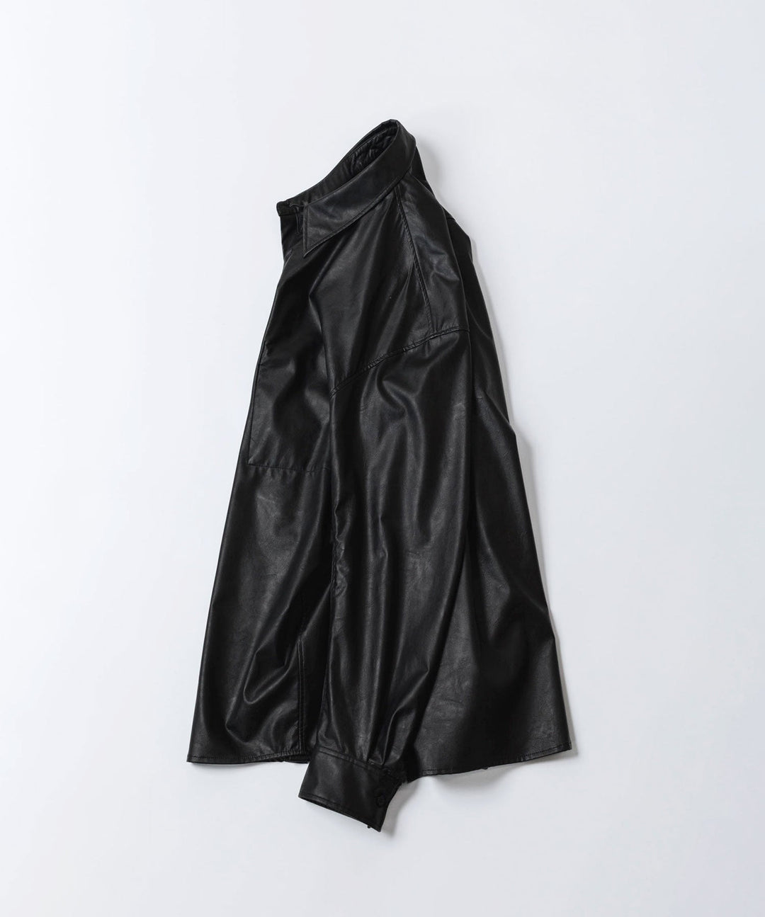 VEIN | SYNTHETIC LEATHER L/S SHIRT