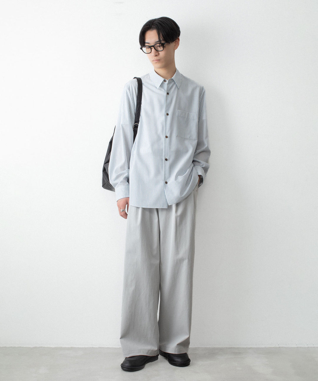 ATTACHMENT アタッチメントのPE/CO/LI DRY TWILL WIDE TROUSERS - L.GRAYの公式通販サイトsession福岡セレクトショップ