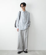 画像をギャラリービューアに読み込む, ATTACHMENT アタッチメントのPE/CO/LI DRY TWILL WIDE TROUSERS - L.GRAYの公式通販サイトsession福岡セレクトショップ
