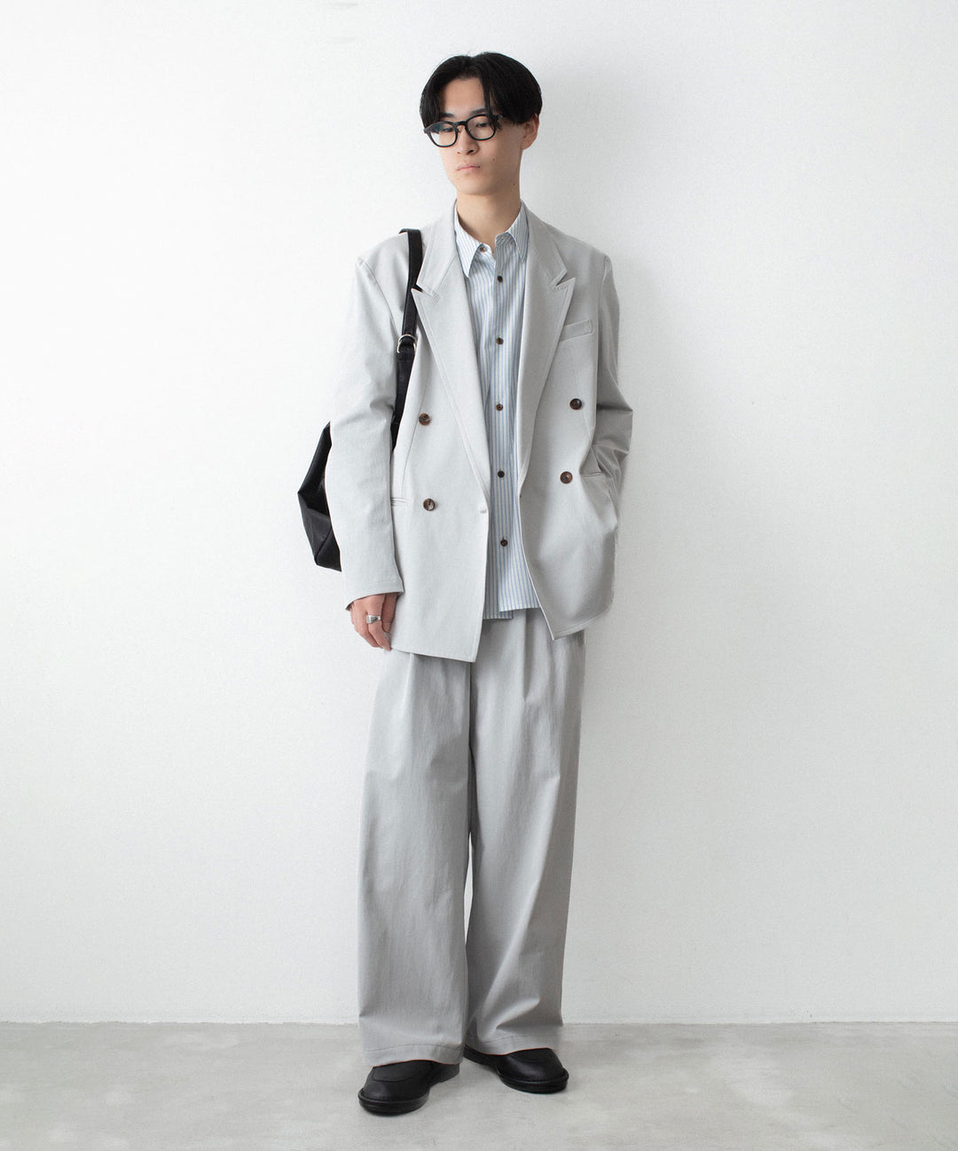 ATTACHMENT アタッチメントのPE/CO/LI DRY TWILL WIDE TROUSERS - L.GRAYの公式通販サイトsession福岡セレクトショップ
