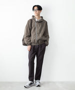 画像をギャラリービューアに読み込む, 【 ATTACHMENT 】NY TAFFETA HOODED TRACK JKT - KHAKI GRAY
