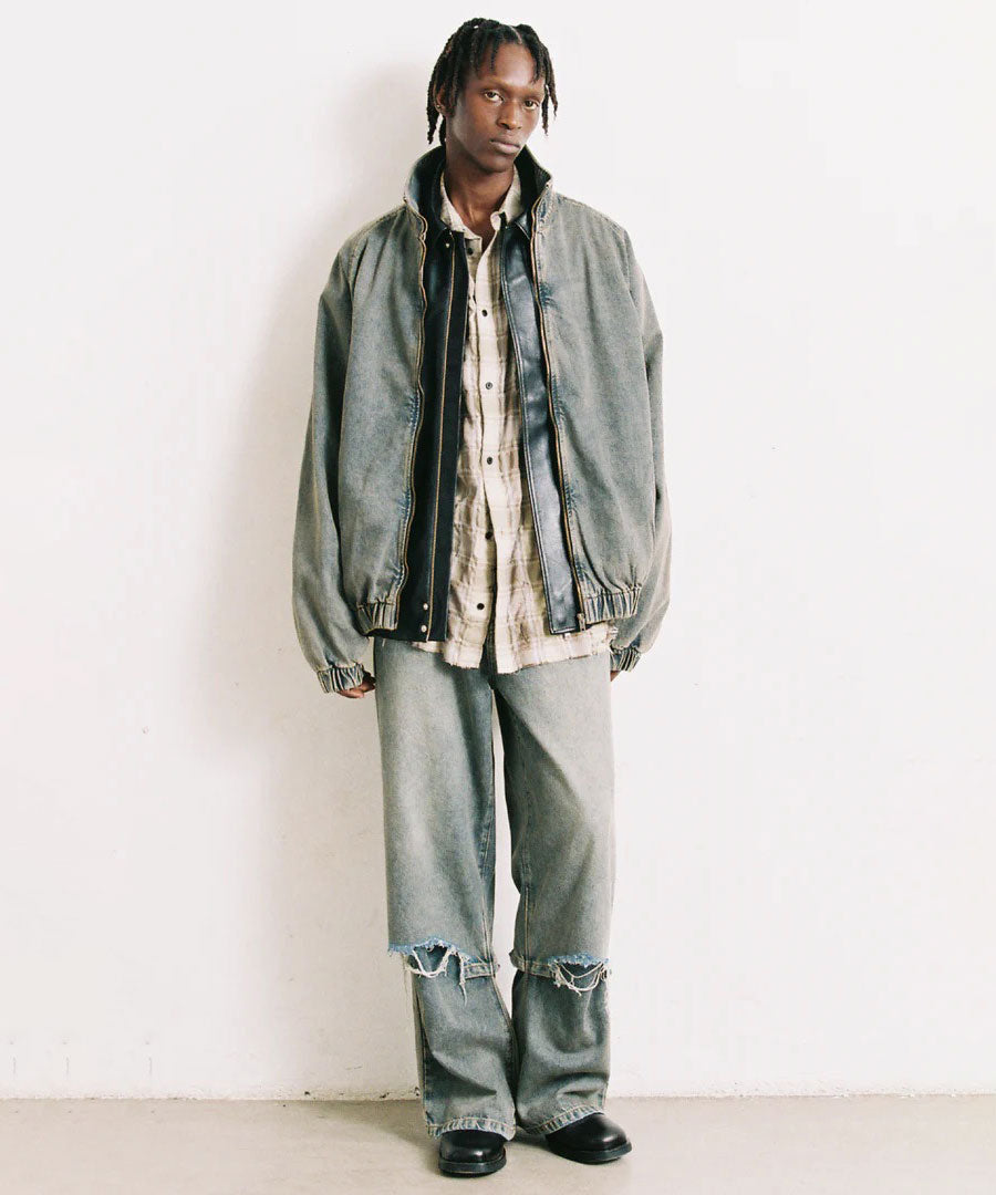 CODA コーダ GREY ACID WASH LAYERED HYBRID JEANSのGREY ACID WASH 公式通販サイトsession福岡セレクトショップ