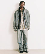 画像をギャラリービューアに読み込む, 【CODA】YELLOW BROWN CHECKED WASHED THRASHED STRUCTURED SHIRT - YELLOW BROWN CHECK

