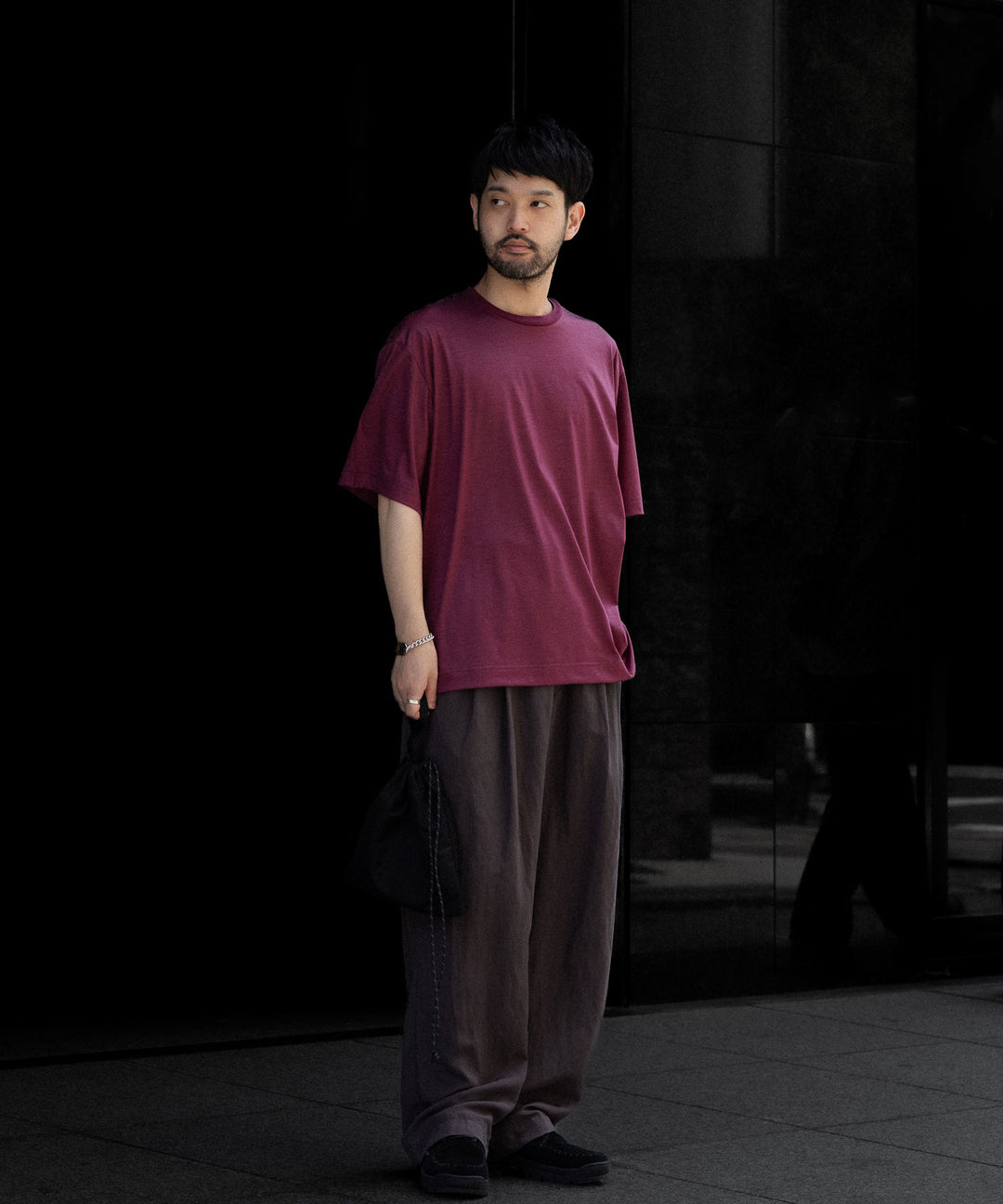 ssstein(シュタイン)のRAYON/LINEN WIDE EASY TROUSERS - CHARCOALの公式通販サイトsession福岡セレクトショップ