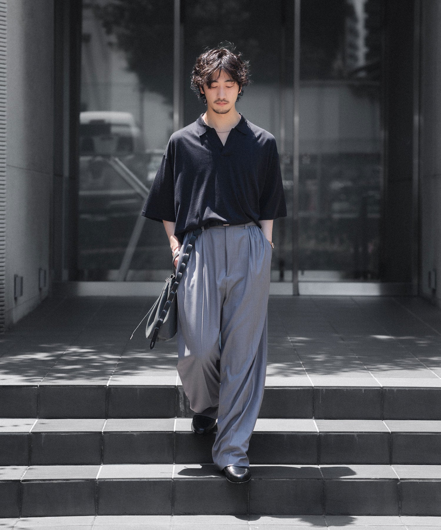 UJOH】LEATHER CHAIN BELT - BLACK | 公式通販サイト session(セッション)