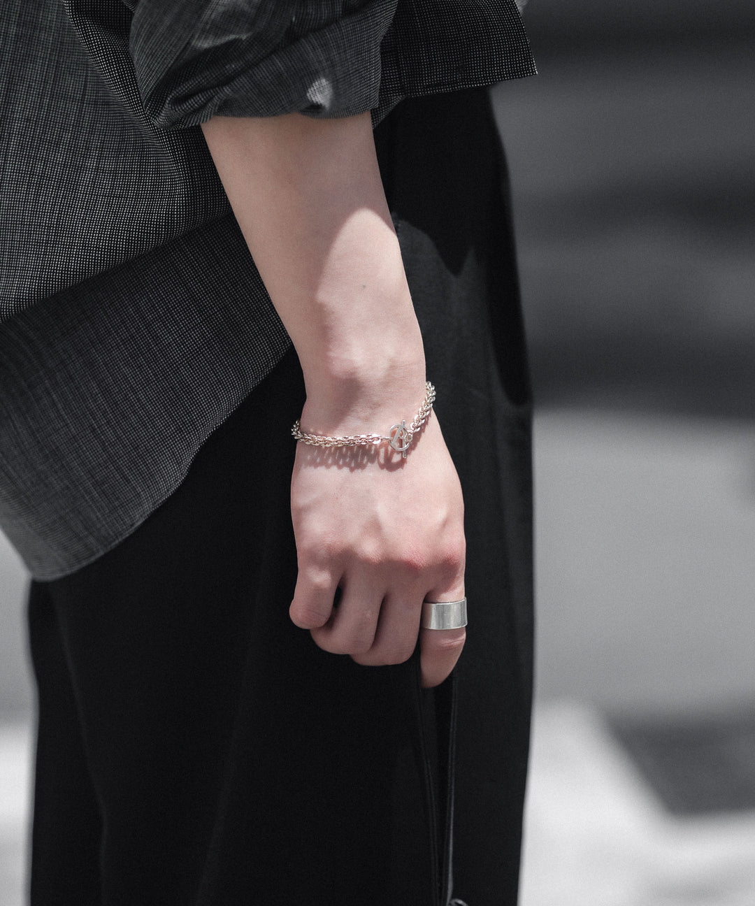 THE OBJECT - ザオブジェクトのMIKE OB CLASP BRACELETのSILVER公式通販サイトsession福岡セレクトショップ