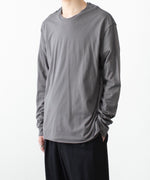 画像をギャラリービューアに読み込む, ATTACHMENT アタッチメントの80/2 PIMA CO JERSEY SLIM FIT LAYERED L/S TEE - D.GRAYの公式通販サイトsession福岡セレクトショップ
