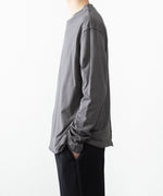 画像をギャラリービューアに読み込む, ATTACHMENT アタッチメントの80/2 PIMA CO JERSEY SLIM FIT LAYERED L/S TEE - D.GRAYの公式通販サイトsession福岡セレクトショップ
