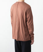 画像をギャラリービューアに読み込む, ATTACHMENT アタッチメントの80/2 PIMA CO JERSEY SLIM FIT LAYERED L/S TEE - D.GRAYの公式通販サイトsession福岡セレクトショップ
