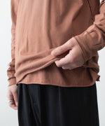 画像をギャラリービューアに読み込む, ATTACHMENT アタッチメントの80/2 PIMA CO JERSEY SLIM FIT LAYERED L/S TEE - D.GRAYの公式通販サイトsession福岡セレクトショップ
