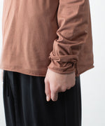 画像をギャラリービューアに読み込む, ATTACHMENT アタッチメントの80/2 PIMA CO JERSEY SLIM FIT LAYERED L/S TEE - D.GRAYの公式通販サイトsession福岡セレクトショップ
