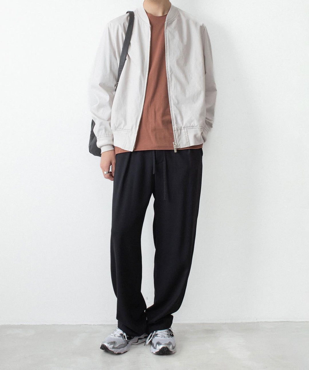 ATTACHMENT アタッチメントの80/2 PIMA CO JERSEY SLIM FIT LAYERED L/S TEE - D.GRAYの公式通販サイトsession福岡セレクトショップ