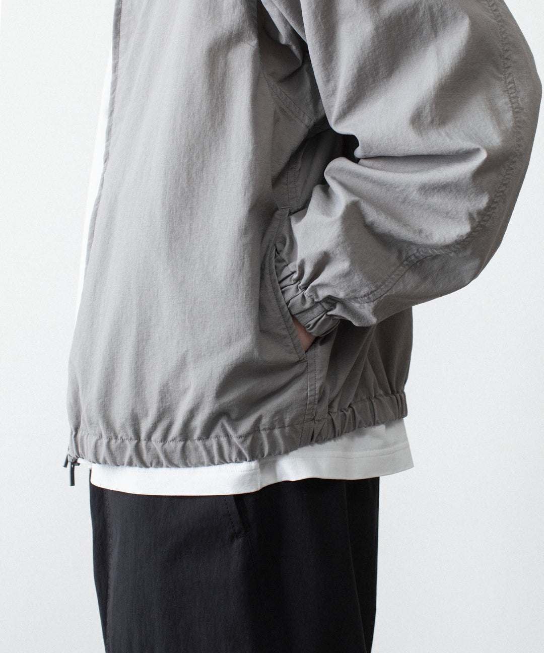 VEIN ヴェインのPIGMENT DYED NY WEATHER TRACK JKT - L.GRAYの公式通販サイトsession福岡セレクトショップ