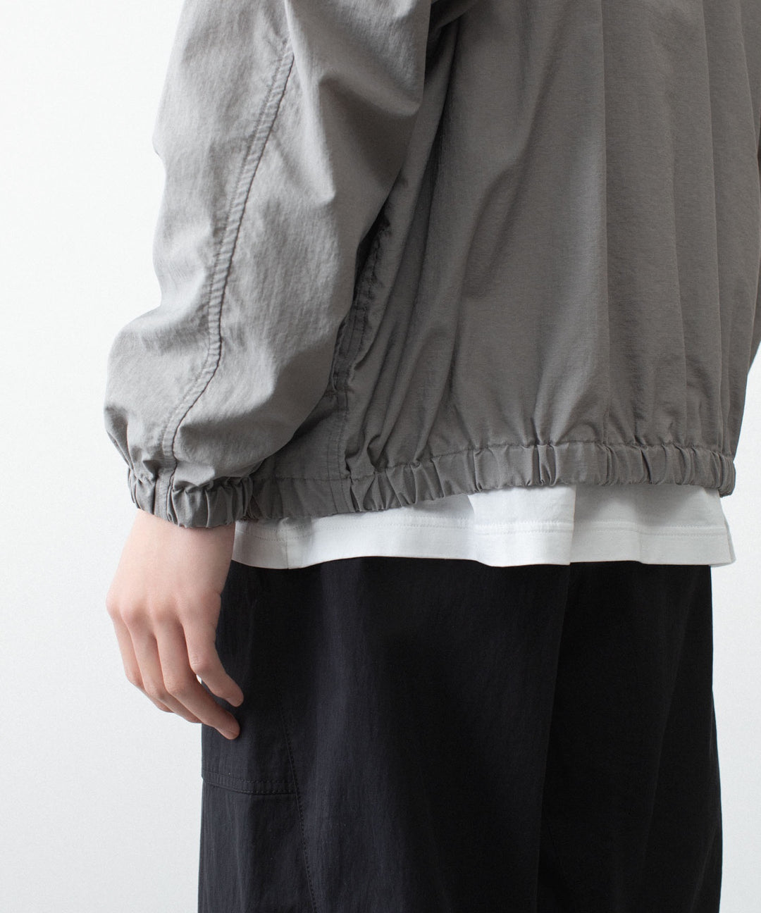 VEIN ヴェインのPIGMENT DYED NY WEATHER TRACK JKT - L.GRAYの公式通販サイトsession福岡セレクトショップ