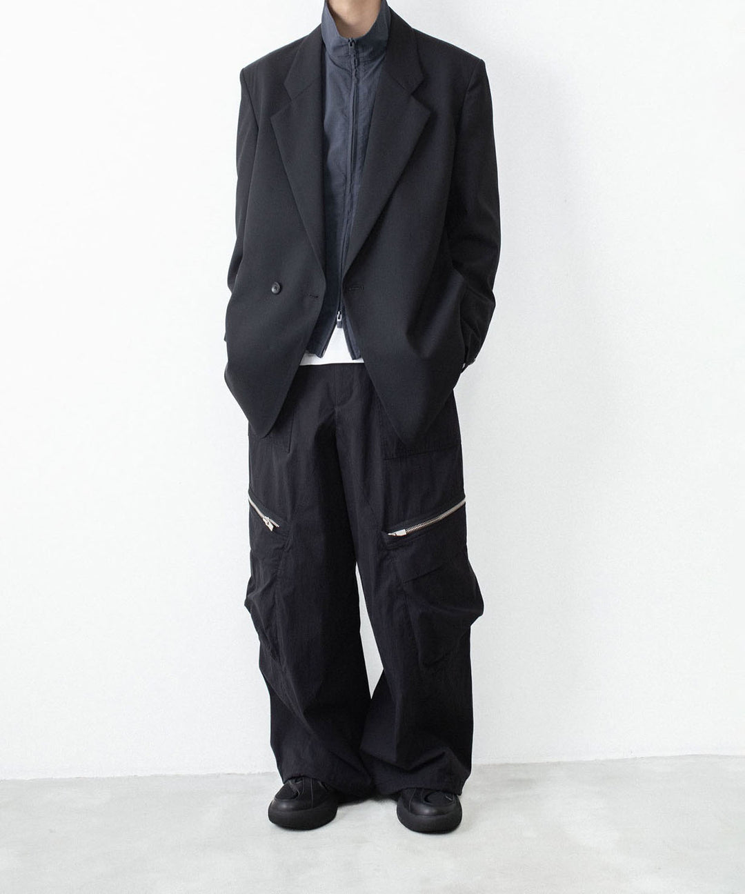 VEIN ヴェインのPIGMENT DYED NY WEATHER TRACK JKT - D.NAVYの公式通販サイトsession福岡セレクトショップ