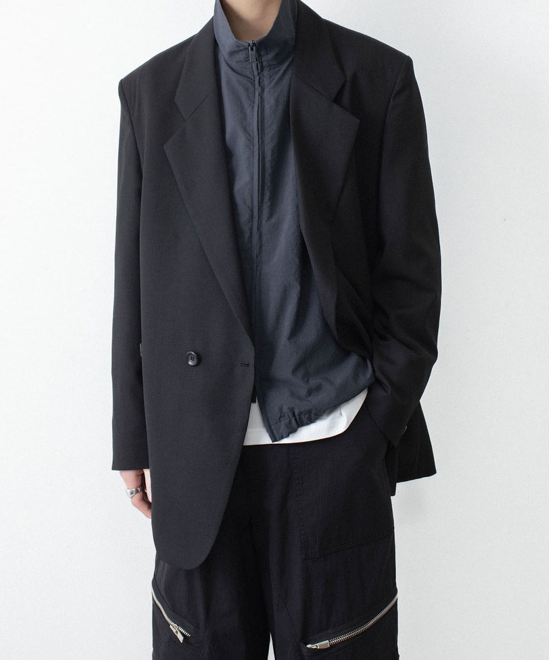 VEIN ヴェインのPIGMENT DYED NY WEATHER TRACK JKT - D.NAVYの公式通販サイトsession福岡セレクトショップ
