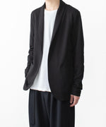 画像をギャラリービューアに読み込む, ATTACHMENT / EXCLUSIVE ITEMアタッチメントのCOTTON DOUBLE FACE STOLE CARDIGAN - BLACKの公式通販サイトsession福岡セレクトショップ
