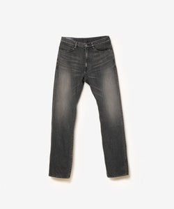 【アタッチメント】 デザインデニム Mサイズ(2) ブラック ATTACHMENT /アタッチメント】13OZ DENIM STRAIGHT JEANS - BLACK