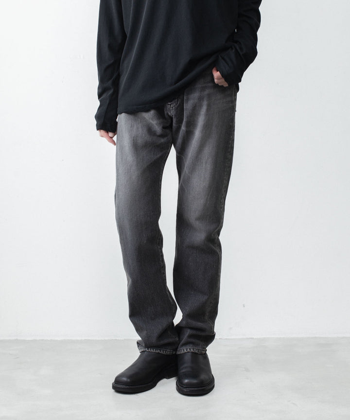 ATTACHMENT アタッチメントの13OZ DENIM STRAIGHT JEANS - BLACKの公式通販サイトsession福岡セレクトショップ