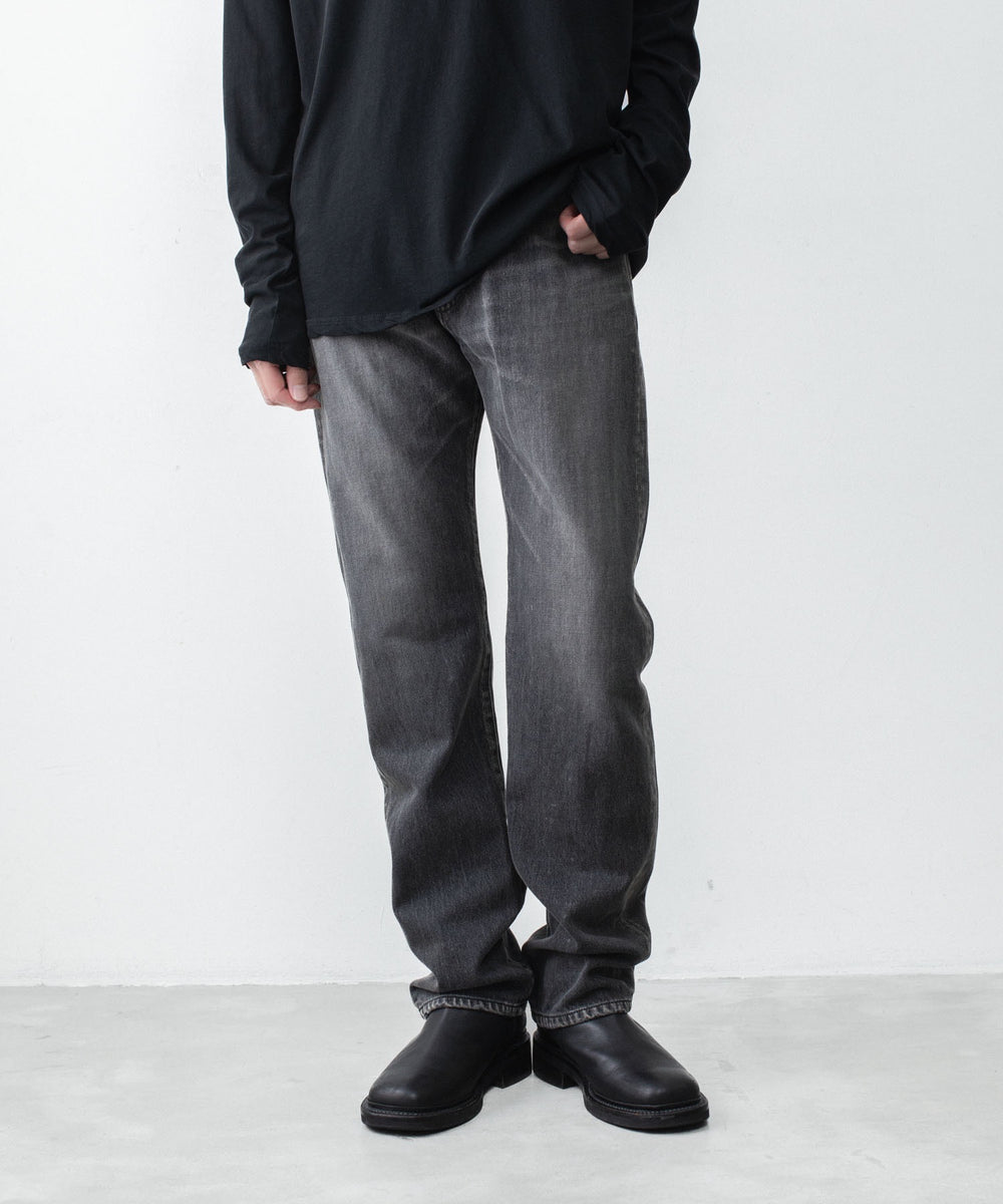 ATTACHMENT アタッチメントの13OZ DENIM STRAIGHT JEANS - BLACKの公式通販サイトsession福岡セレクトショップ