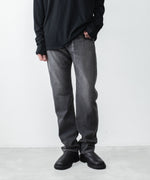 画像をギャラリービューアに読み込む, ATTACHMENT アタッチメントの13OZ DENIM STRAIGHT JEANS - BLACKの公式通販サイトsession福岡セレクトショップ
