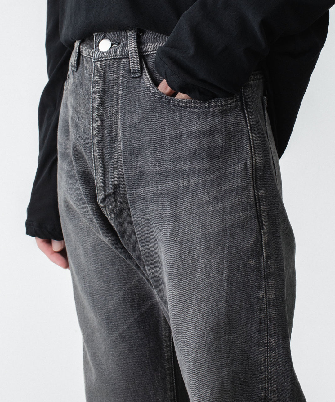 ATTACHMENT アタッチメントの13OZ DENIM STRAIGHT JEANS - BLACKの公式通販サイトsession福岡セレクトショップ