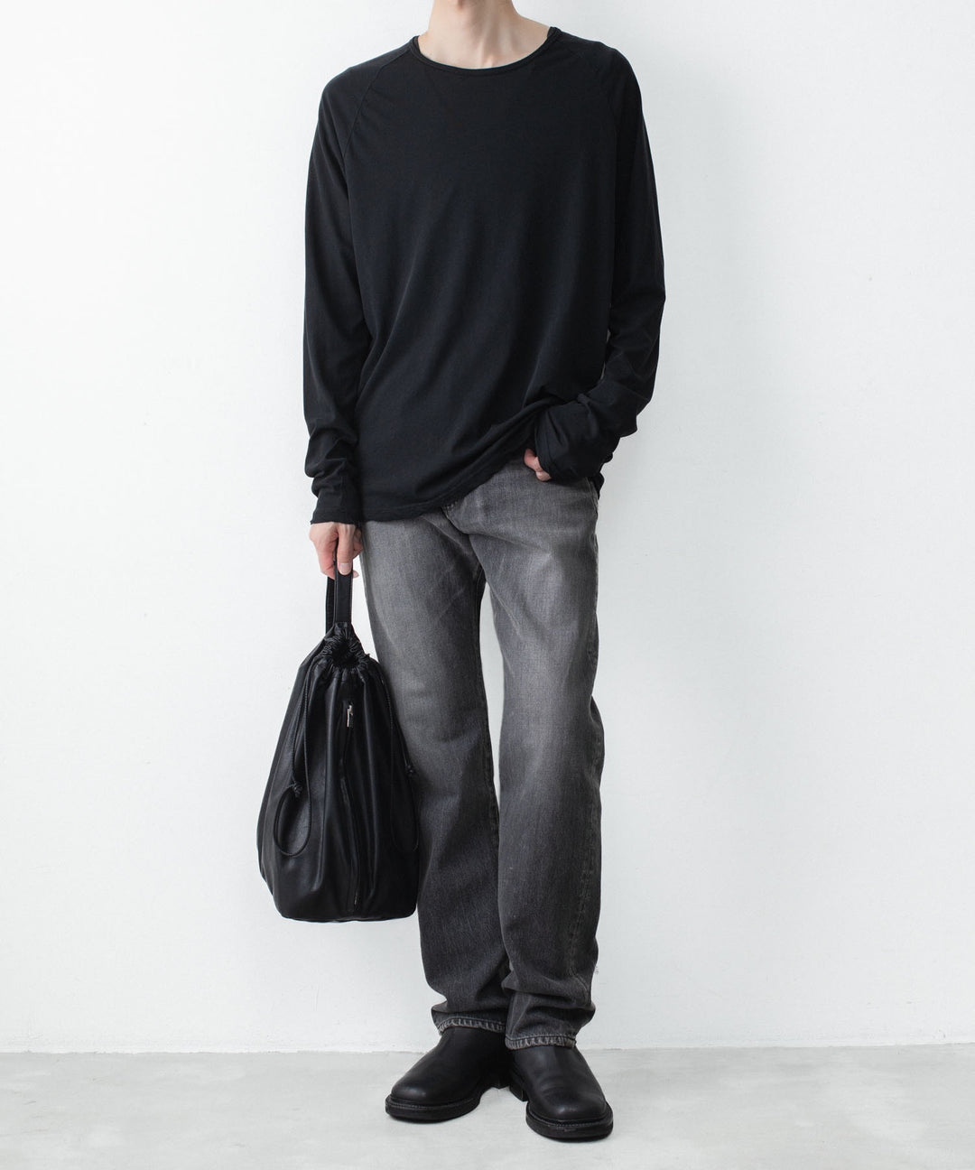 ATTACHMENT アタッチメントの13OZ DENIM STRAIGHT JEANS - BLACKの公式通販サイトsession福岡セレクトショップ