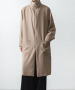 画像をギャラリービューアに読み込む, ato(アトウ)のRECYCLE POLYESTER STAND COLLAR COAT - BEIGEの公式通販サイトsession福岡セレクトショップ
