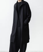 画像をギャラリービューアに読み込む, ato(アトウ)のRECYCLE POLYESTER STAND COLLAR COAT - BLACKの公式通販サイトsession福岡セレクトショップ
