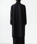 画像をギャラリービューアに読み込む, ato(アトウ)のRECYCLE POLYESTER STAND COLLAR COAT - BLACKの公式通販サイトsession福岡セレクトショップ
