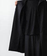 画像をギャラリービューアに読み込む, ato(アトウ)のRECYCLE POLYESTER STAND COLLAR COAT - BLACKの公式通販サイトsession福岡セレクトショップ
